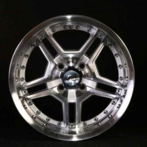 Anchi 5300 15" × 8J · 4x100 · ET20 · Mschromeinserts