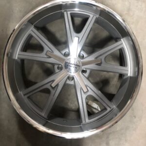 VN80122912432 22" × 9J · 5x114.3 · ET32 · Mag Gray Center Machined Lip