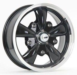 B309 17" × 7J · 5x205 · ET20 · Black Machined Lip