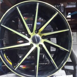 Vossen 2064R 20" × 9J · 5x114.3 · ET35 · Black&Yellowface