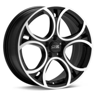 OZ Racing WAVE 17" × 7.5J · 5x114.3 · ET48 · Matt Black Diamond Cut