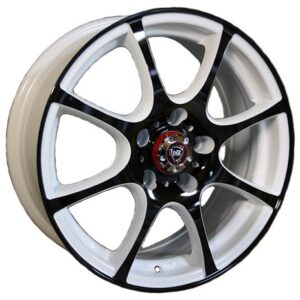 f46 18" × 8J · 5x114.3 · ET40 · White Black