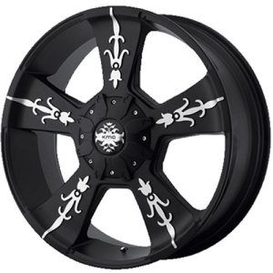 KMC KM668 22" × 9J · 8x165.1 · ET18 · Mattblack