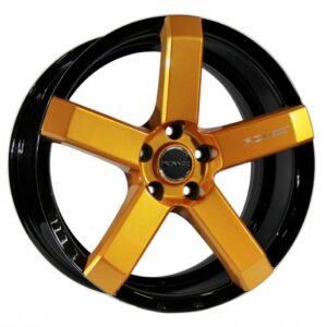 PDW Fury 18" × 8J · 5x114.3 · ET40 · Blackwhitorangespoke