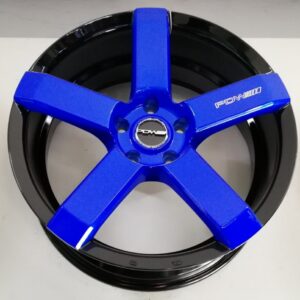 PDW Fury 18" × 8J · 5x114.3 · ET40 · Blackwithbluespoke