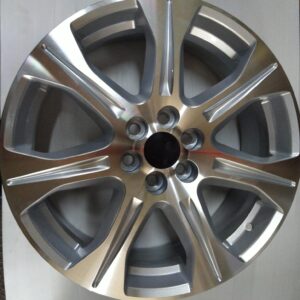 Ace Alloy 7002D 20" × 8J · 6x120 · ET54 · Silvermachinedface