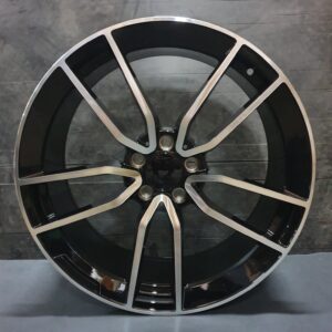 455 20" × 9.5J · 5x112 · ET47 · Black Machined Face