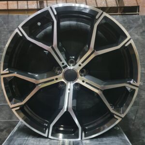 1103 20" × 9J · 5x112 · ET35 · M/B Gloss Black Machined Face