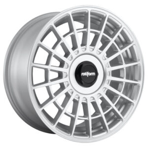 R143 20" × 10J · 5x112 / 5x114.3 · ET25 · Silver
