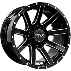 9002 20" × 10J · 8x180 · ET-18 · Black Miling