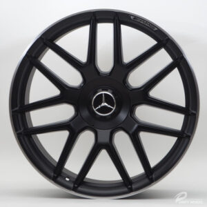 7102A 21" × 9J · 5x112 · ET30 · Black +Polish Lip
