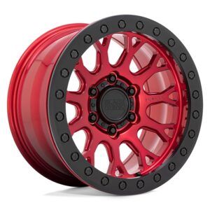 Black Rhino BR BAJA BL BEADLOCK 17" × 8.5J · 6x139.7 · ET-30 · Red +Black Beadlock