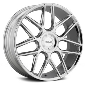 Helo HE912 17" × 7.5J · 6x114.3 / 6x120 · ET18 · Chrome