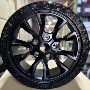 1356 17" × 8.5J · 5x127 · ET0 · Full Matt Black+Shinny Black Lip