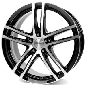 TTZZ6 16" × 6.5J · 5x100 · ET47 · Black/Polished