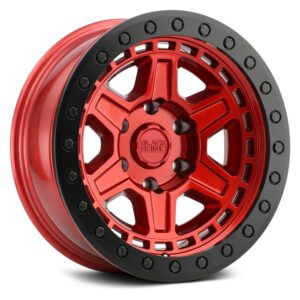 black rahino reno 20" × 9.5J · 5x127 · ET0 · Candy Red