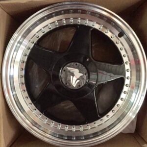 595 17" × 7.5J · 4x100 / 4x108 · ET35 · Black