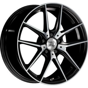 mm041 17" × 7.5J · 5x112 · ET45 · Black Lip Polished