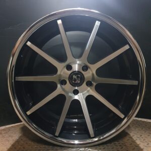 lindos 20" × 8.5J · 5x112 · ET35 · Chrome Ss Lipw Mashined