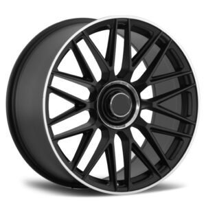 1766 22" × 11.5J · 5x112 · ET47 · Matt Black Machined Lip