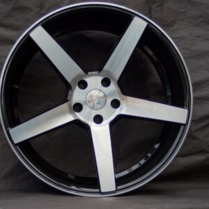 75126 17" × 7.5J · 4x100 · ET38 · Semi Matt Black Polish