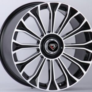 0280 20" × 8.5J · 5x112 · ET33 · Black Mashine Face