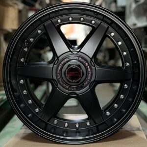 starform 16" × 9J · 4x100 / 4x114.3 · ET25 · Semi Matt Black