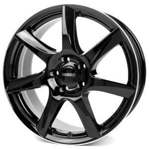 DEZENT TW MADE IN GERMANY 17" × 7J · 5x112 · ET42 · Black Polished Lip