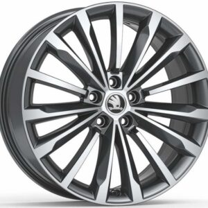 ZC18 18" × 7.5J · 5x112 · ET40 · Black Machined Face
