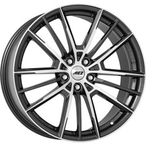 AKA0K9FP35 20" × 8J · 5x120 · ET35 · Gunmetal Polished -Made In Germany