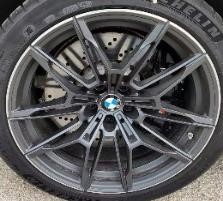 5116- forged 19" × 9.5J · 5x112 · ET25 · Matt Black Polish Lip