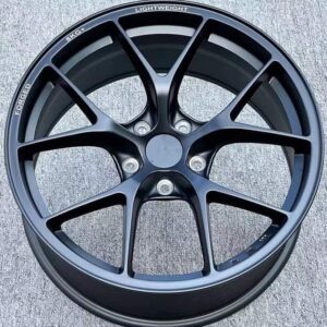 Ace Alloy QD002flow-forged 19" × 8.5J · 5x112 / 5x114.3 · ET38 · Matt Black