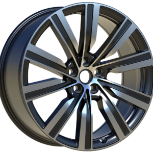 H3091F 23" × 9.5J · 5x120 · ET40 · Black Machined Face