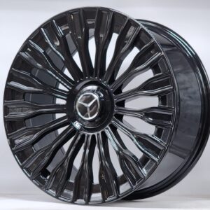 Ace Alloy 121 20" × 9.5J · 5x114.3 / 5x112 · ET35 · Black
