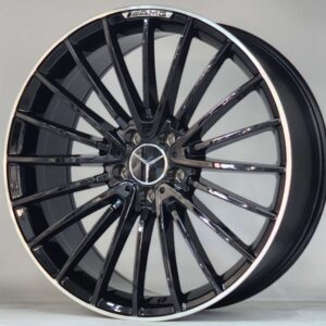 457 18" × 8J · 5x112 · ET40 · Black Machine Lip