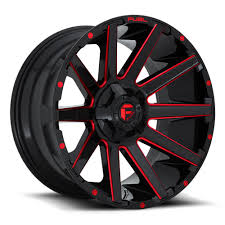 FUEL NLQ -18 20" × 10J · 8x180 · ET-18 · Mb Red