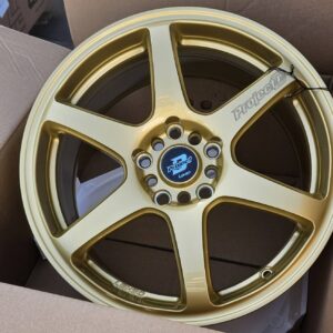 PROJECT-D-R06 LENSO 17" × 7.5J · 5x114.3 / 5x100 · ET38 · GOLD