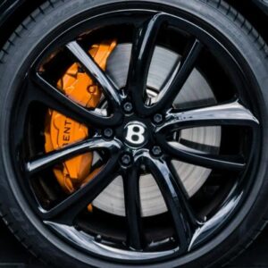 bentley forged 22" × 9.5J · 5x130 · ET58 · Black
