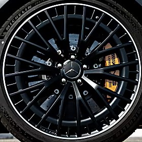 ft607 20" × 9.5J · 5x112 · ET35 · Satin Black Machined Lip