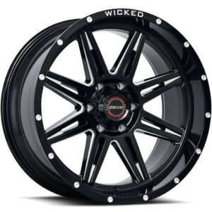 w905 20" × 10J · 8x170 · ET-24 · Black Mill
