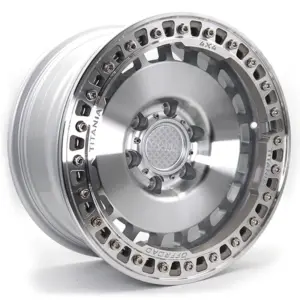 FF75795S1790 -real beadlock 17" × 9J · 5x127 · ET-12 · Silver Machined+Machined Beadlock